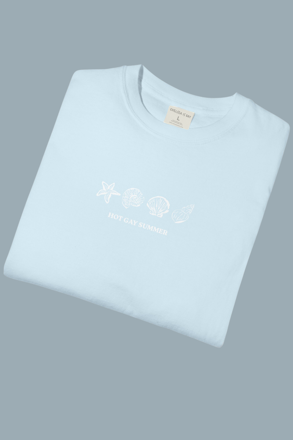 Seashells Hot Gay Summer Boxy Tee