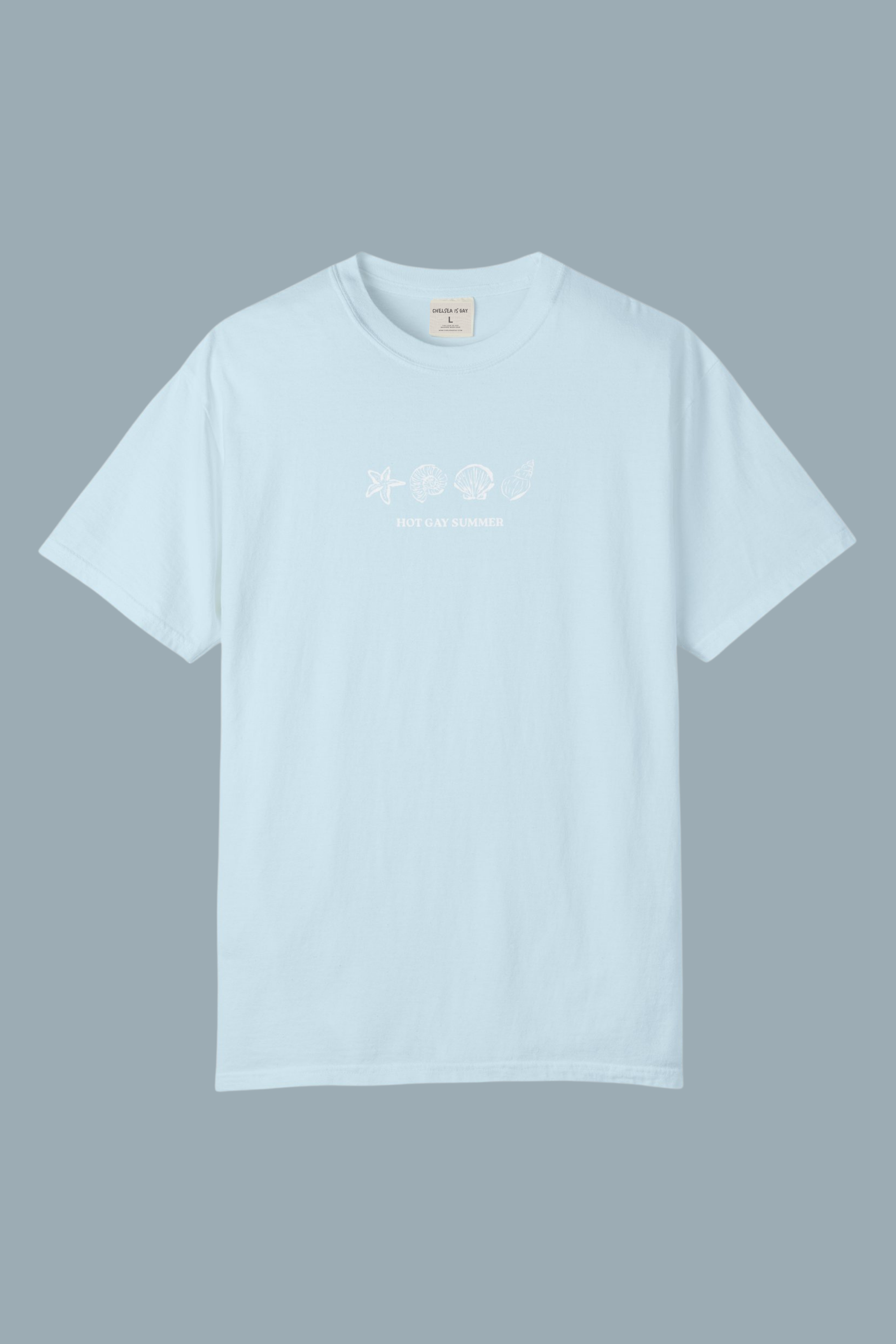 Seashells Hot Gay Summer Boxy Tee