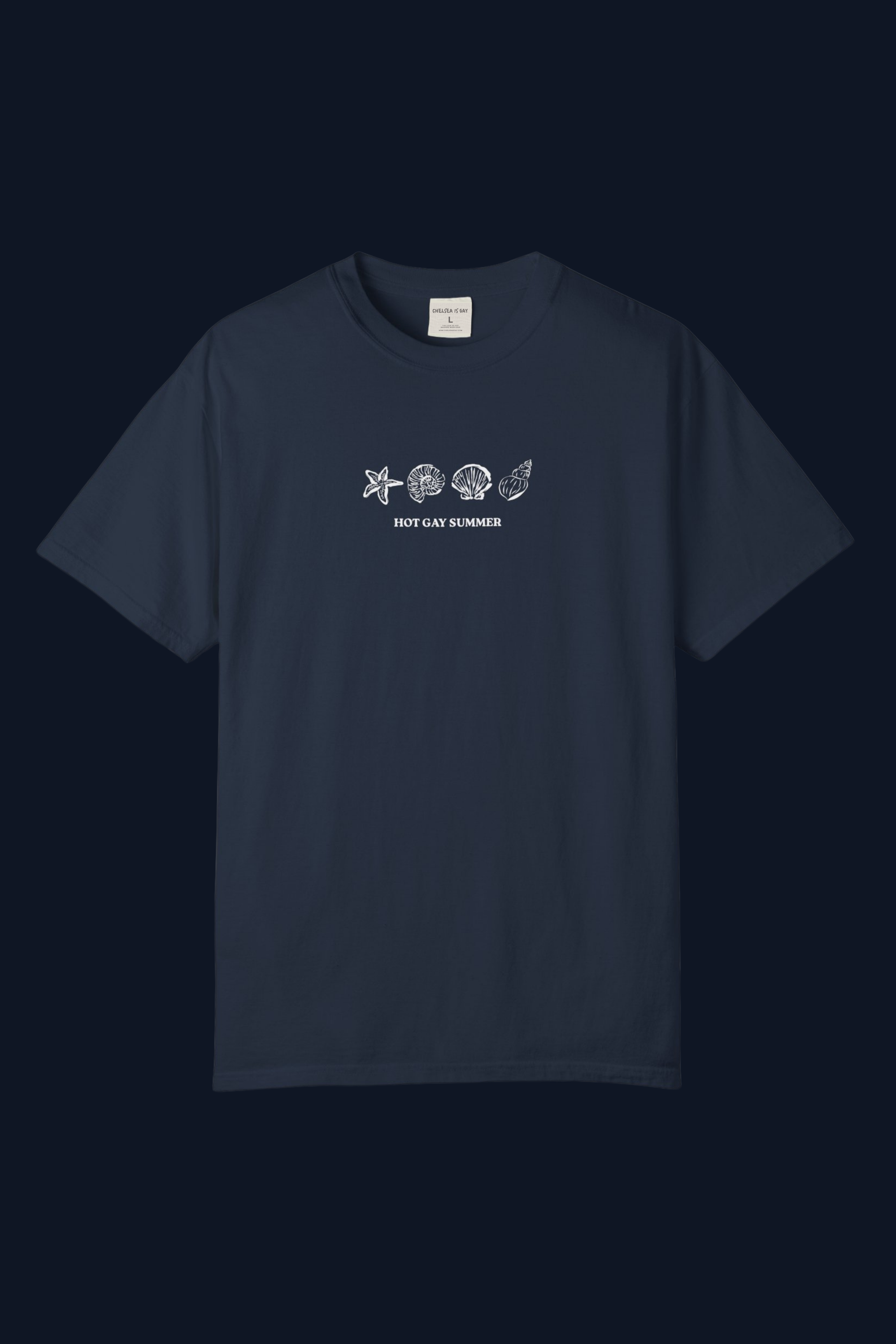 Seashells Hot Gay Summer Boxy Tee