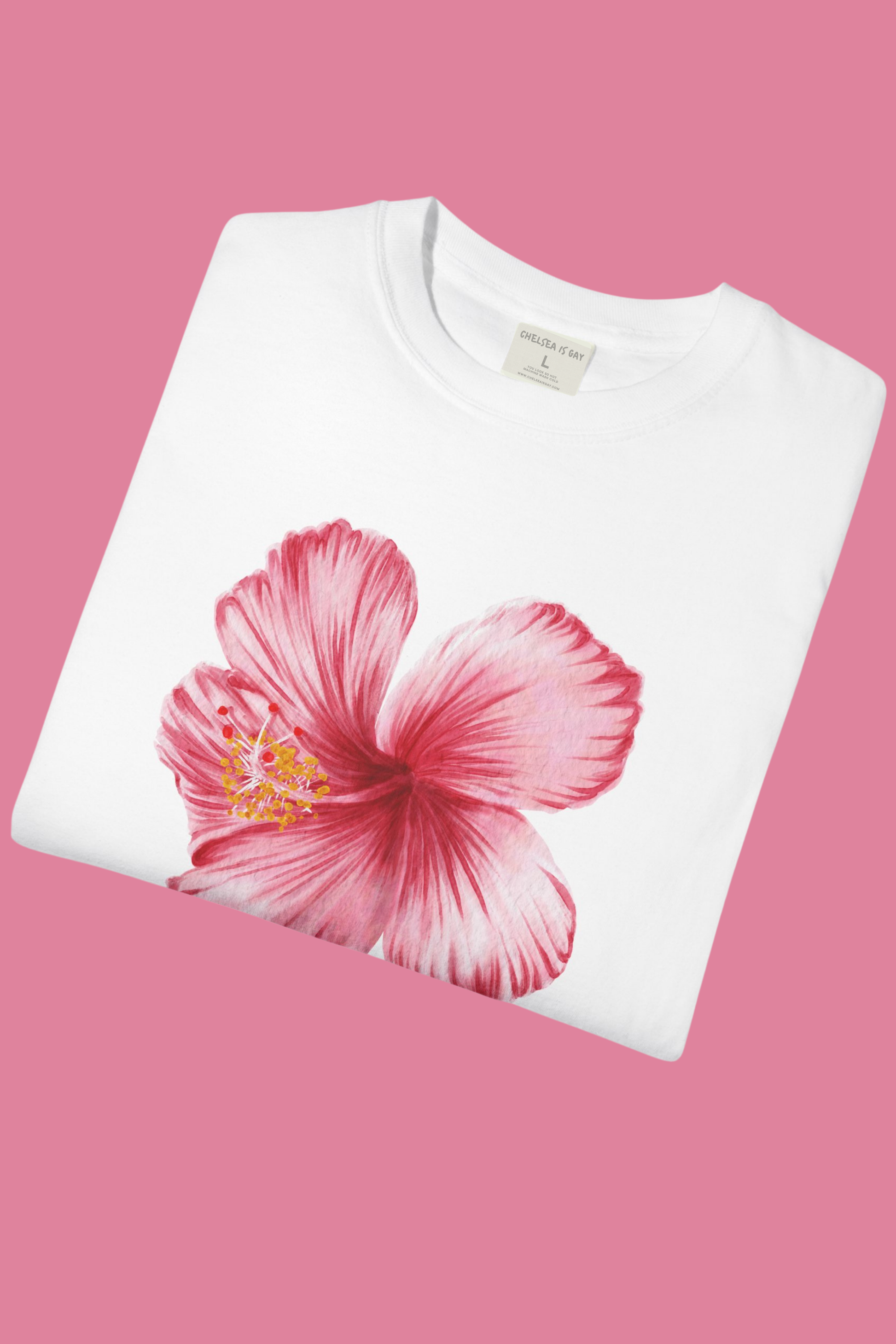 Sapphic Summer Vacation Flower Tee