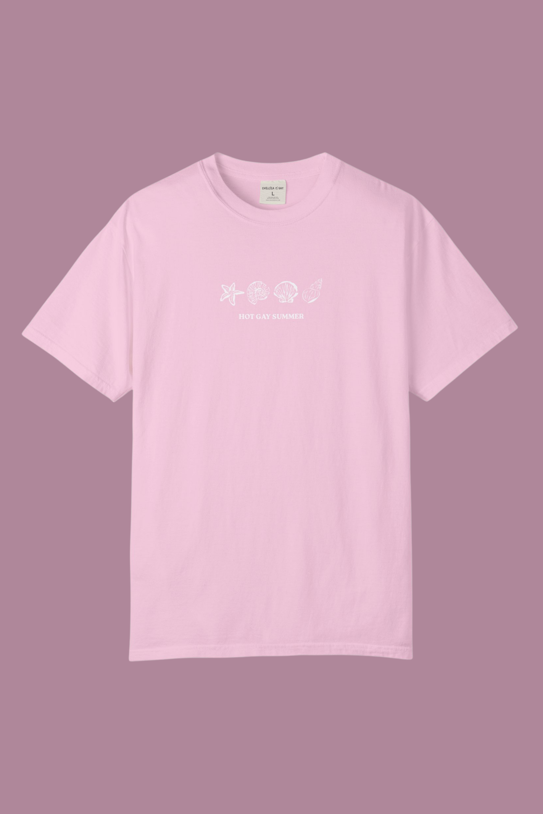 Seashells Hot Gay Summer Boxy Tee