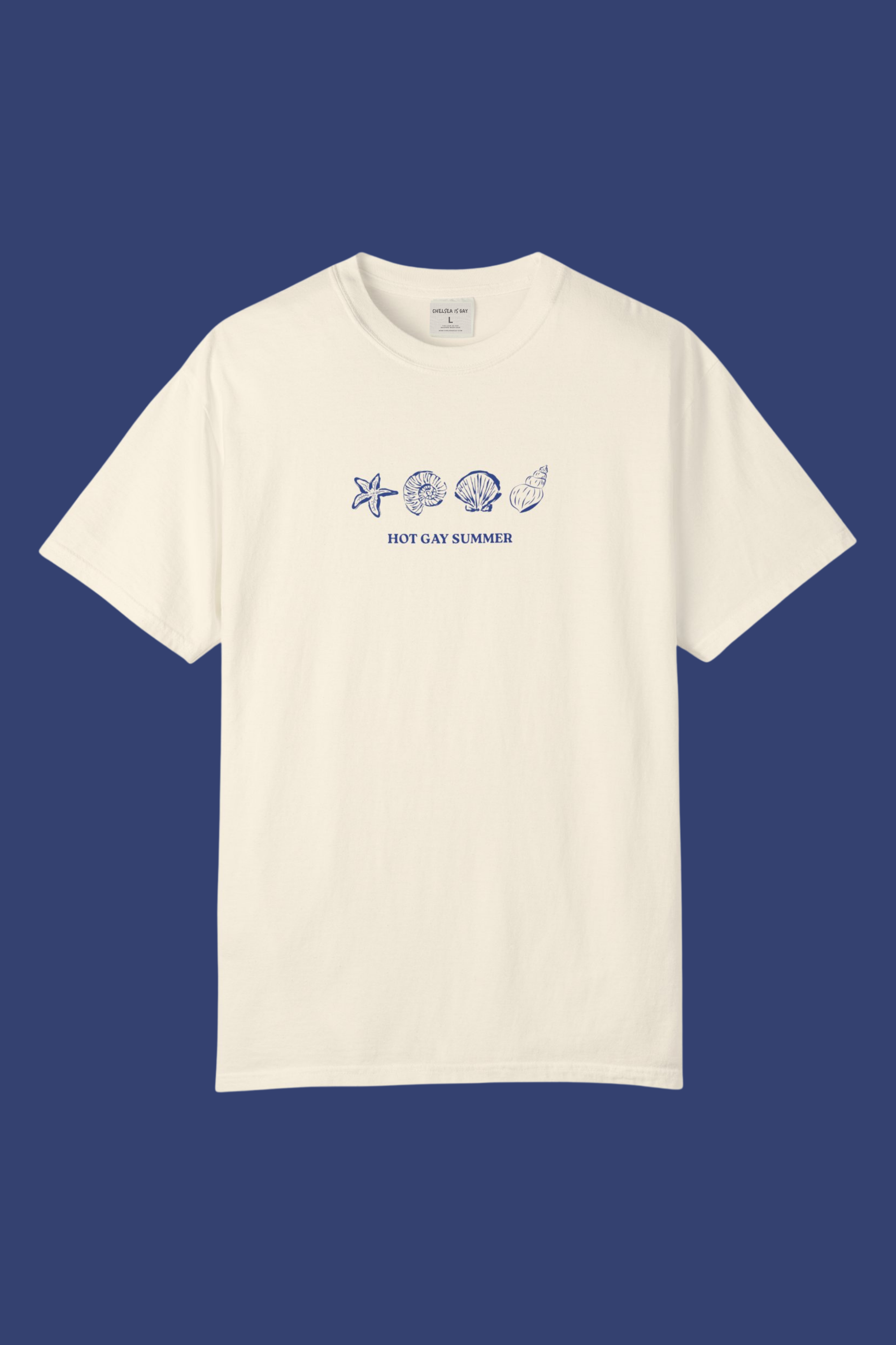 Seashells Hot Gay Summer Boxy Tee