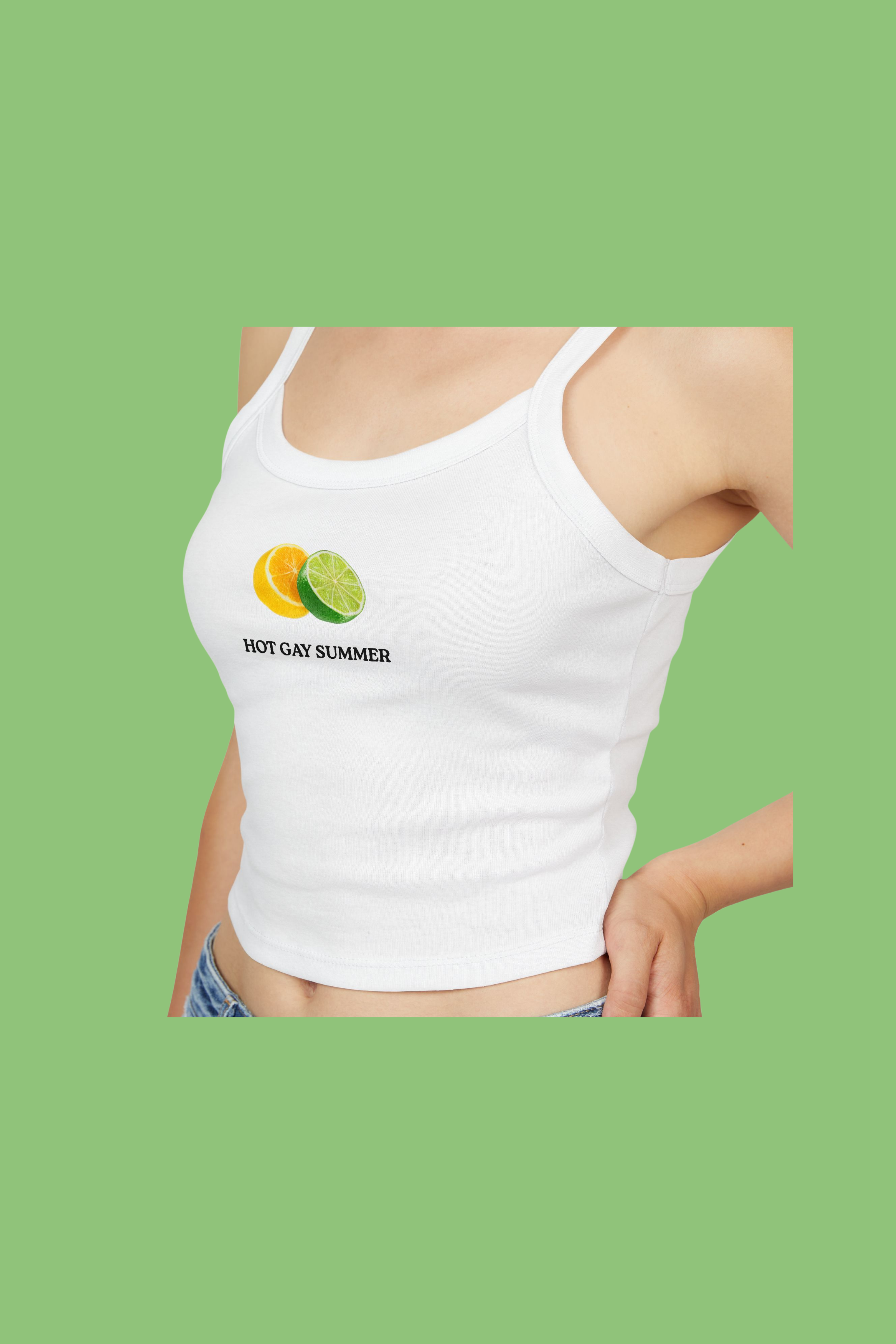 Hot Gay Summer Citrus Tank