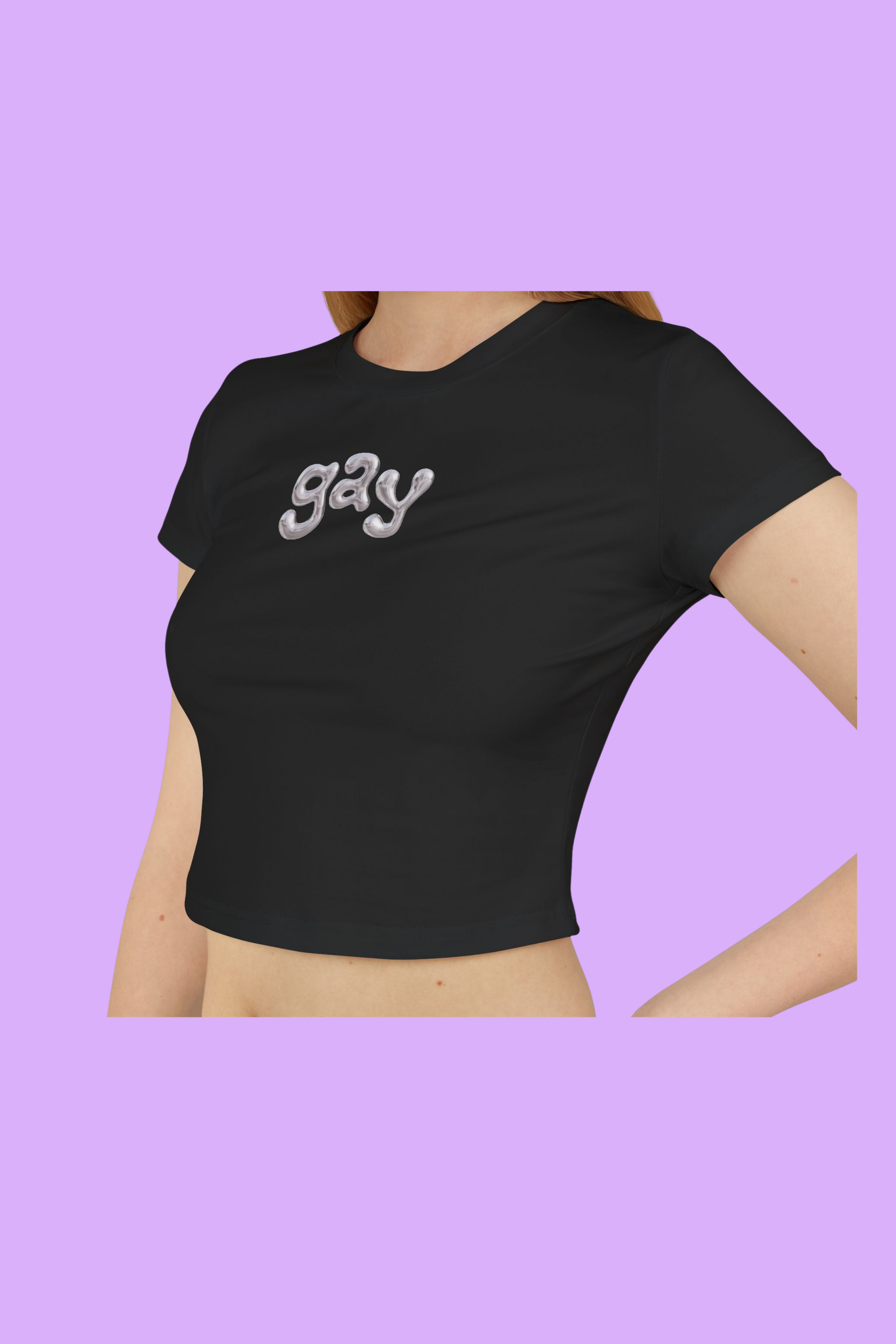 Chrome Gay Baby Tee
