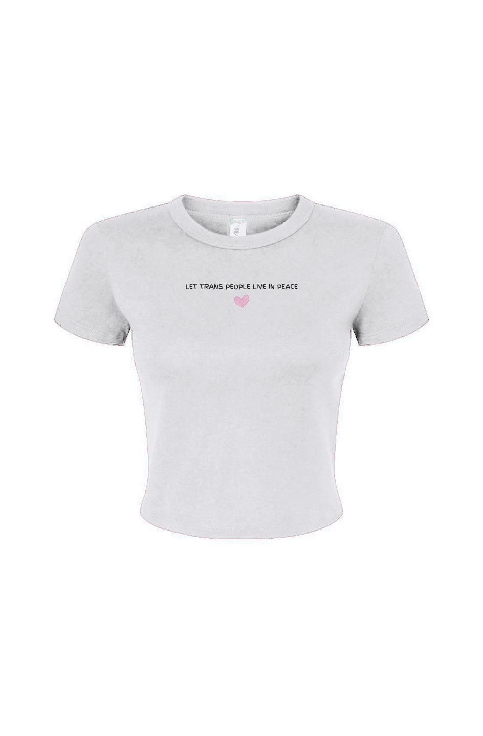 Heart Trans Peace Baby Tee