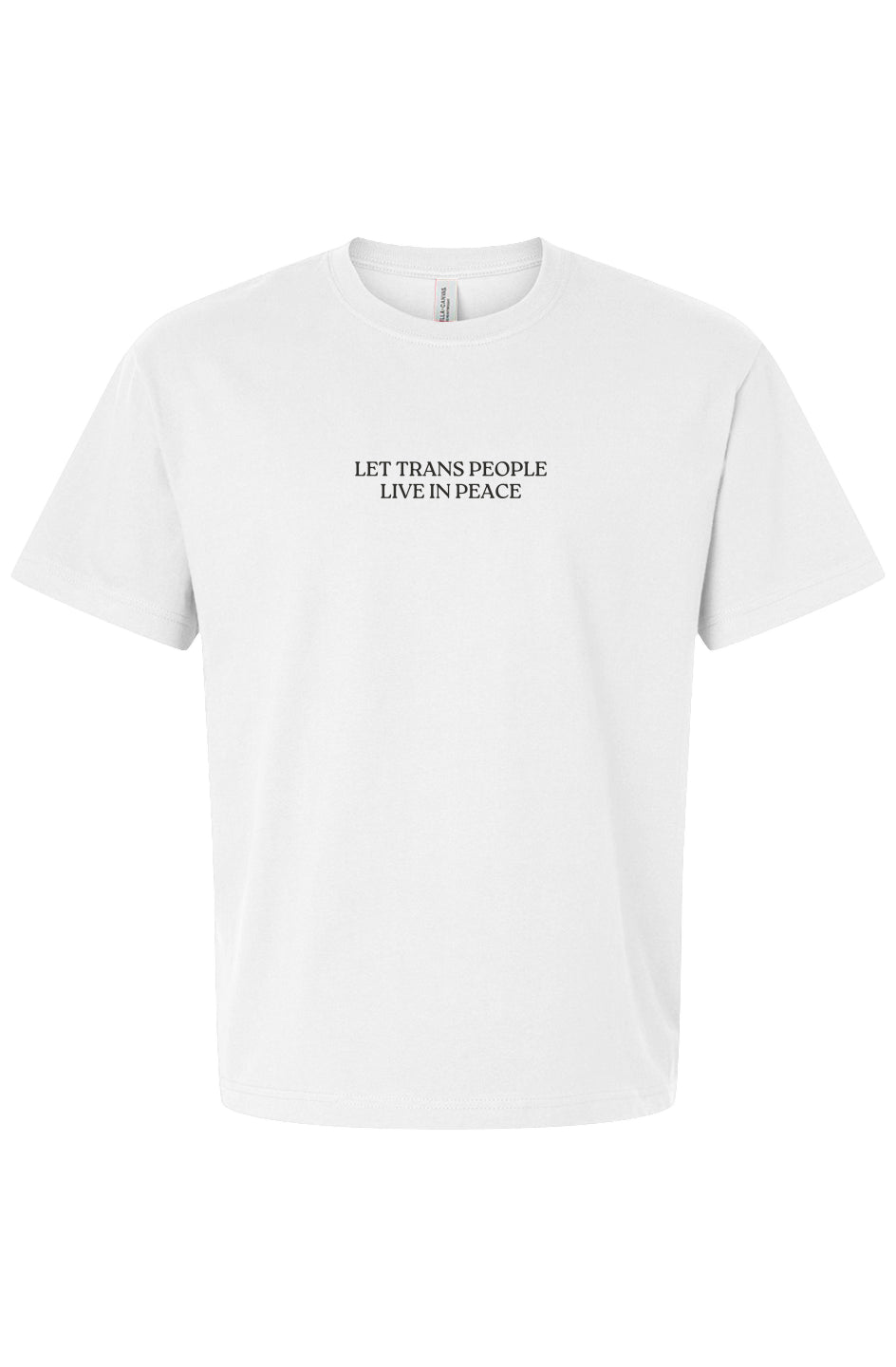 Let Trans People Live Boxy Tee