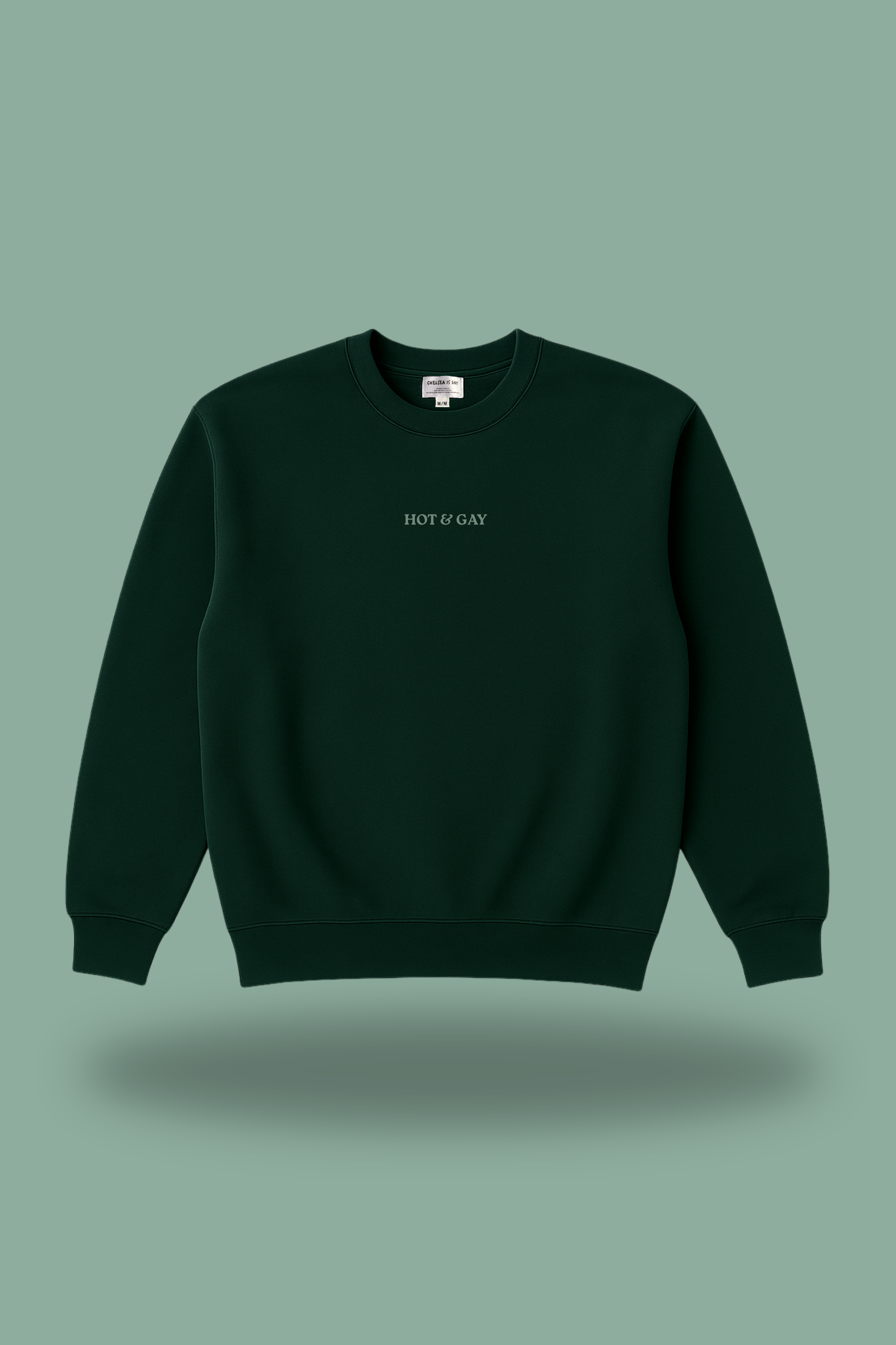 Hot & Gay Crewneck – Dark Green