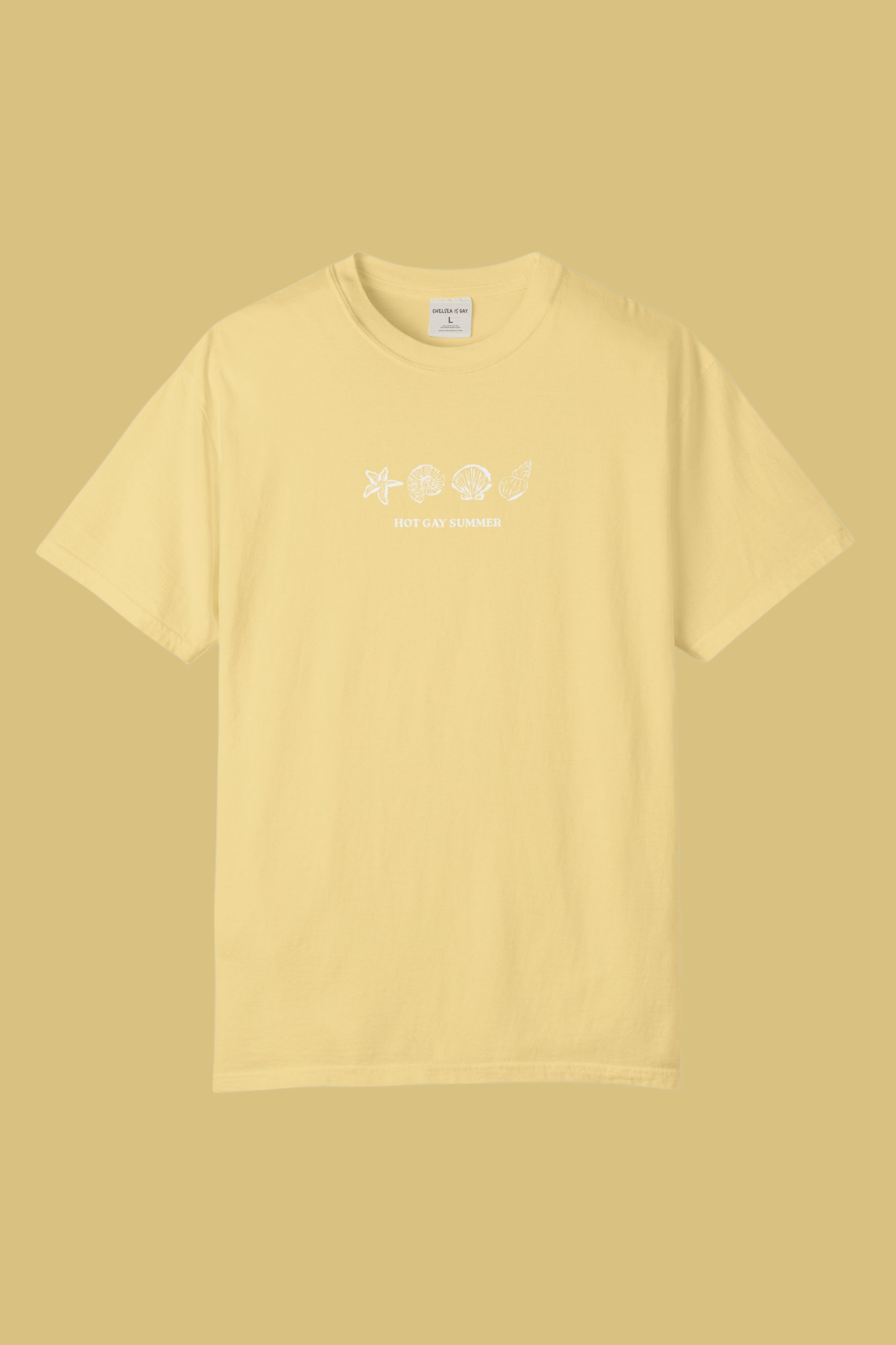 Seashells Hot Gay Summer Boxy Tee