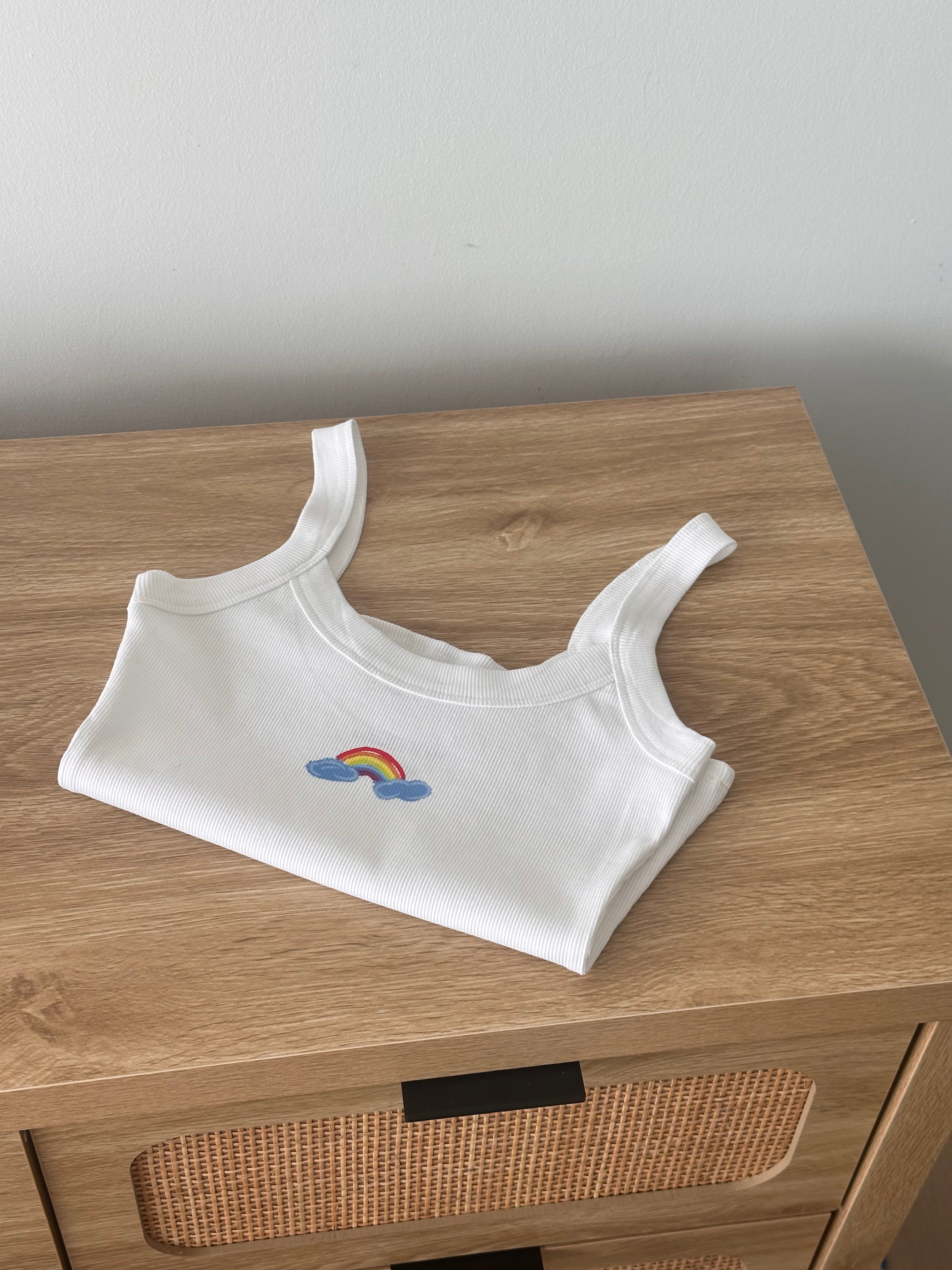 Rainbow Spaghetti Strap Tank