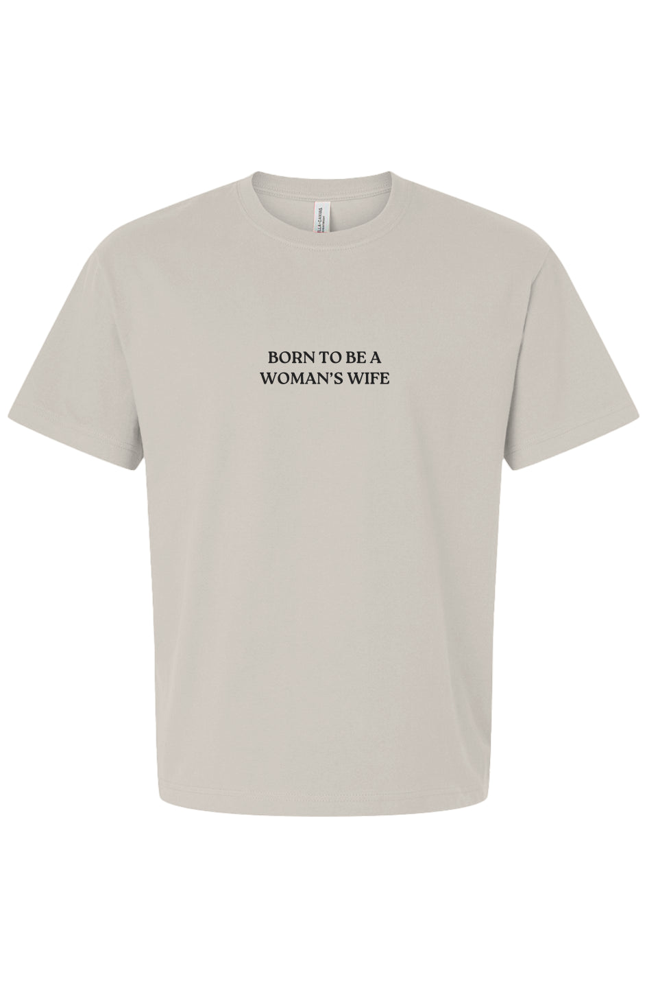 Woman's Wife Large Print Boxy Tee